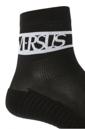 Logo-embroidered socks, zdjęcie 2 Logo-embroidered socks od Versace Versus